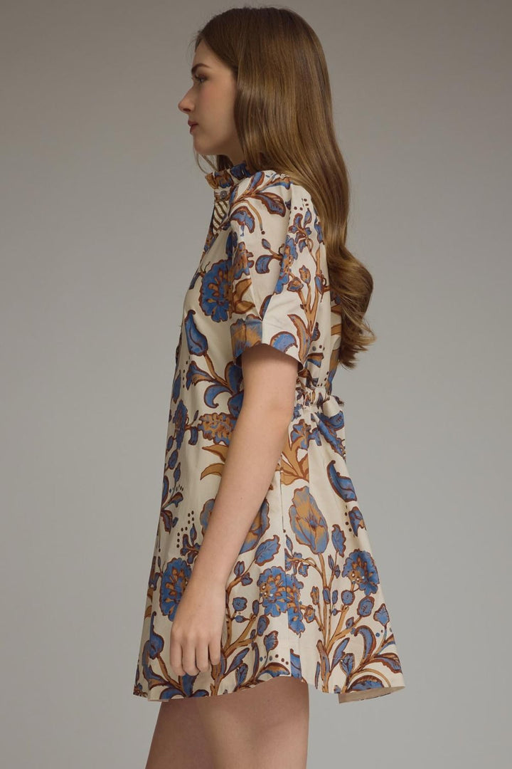 The Blue Belle Floral Dress