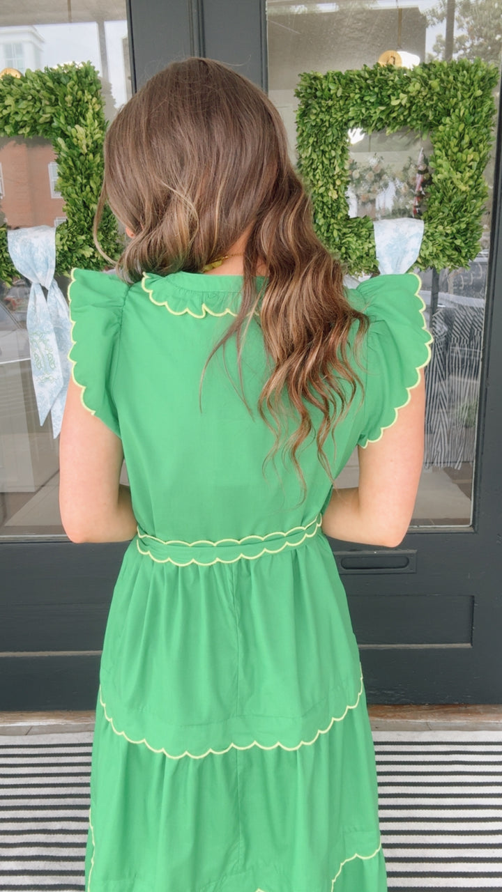 The Kensington Green Dress