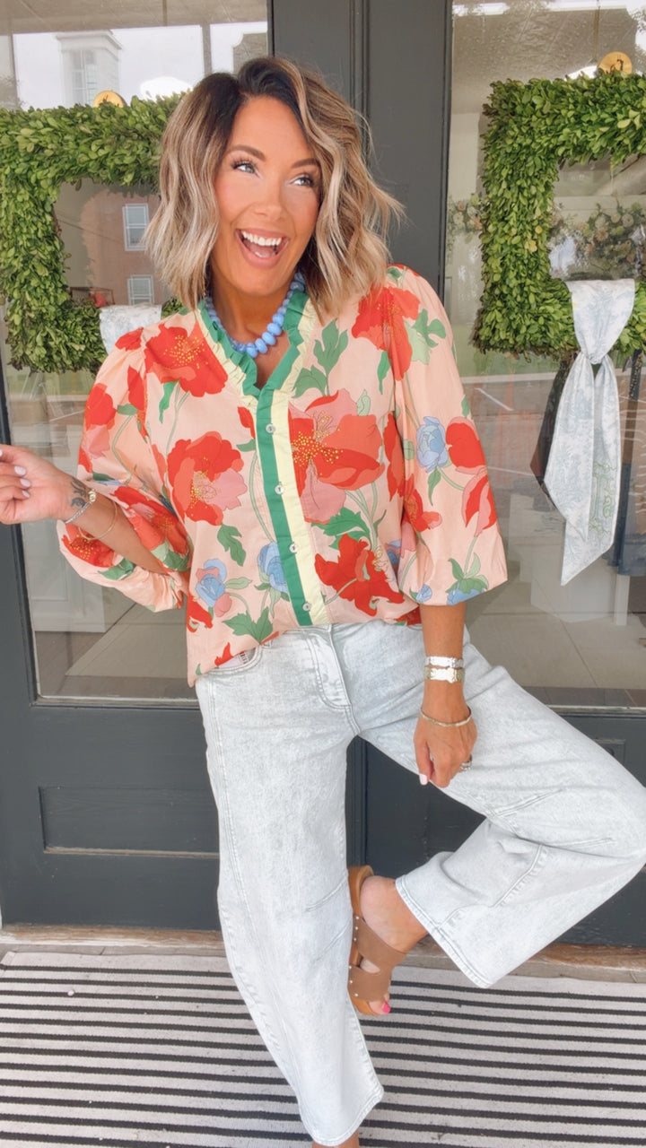 The Poppy Garden Blouse