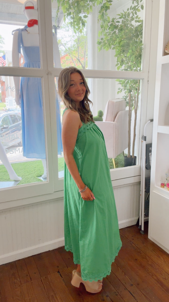 The Sweet Ivy Ruffle Sleeve Dress