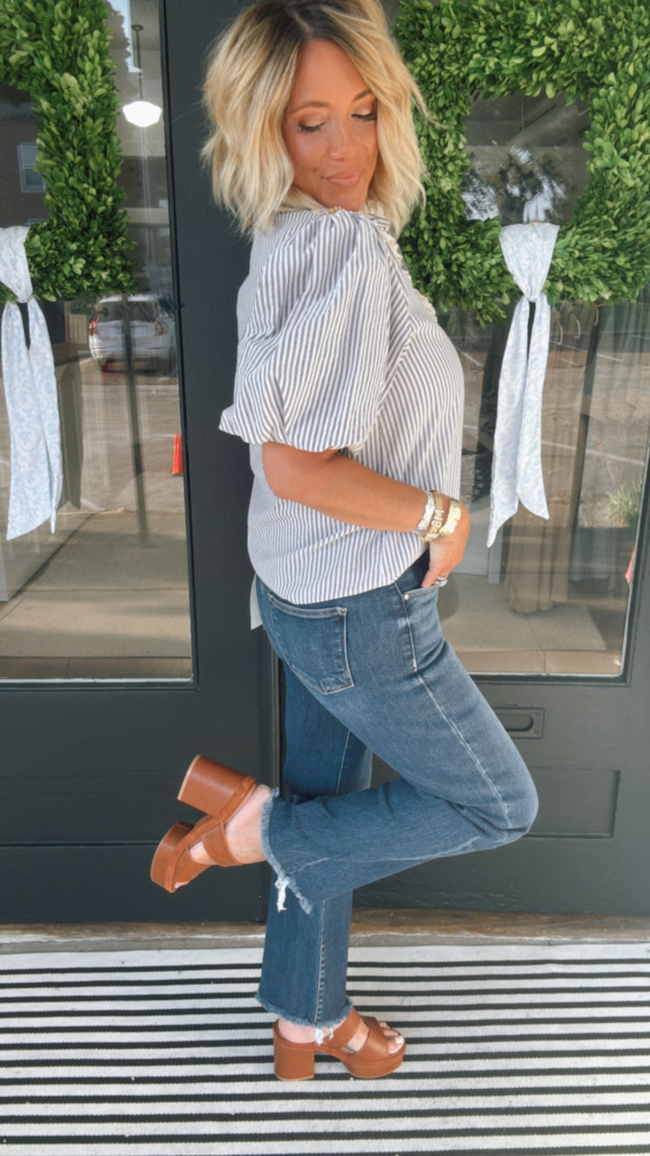 THML Ric Rac Detail Top