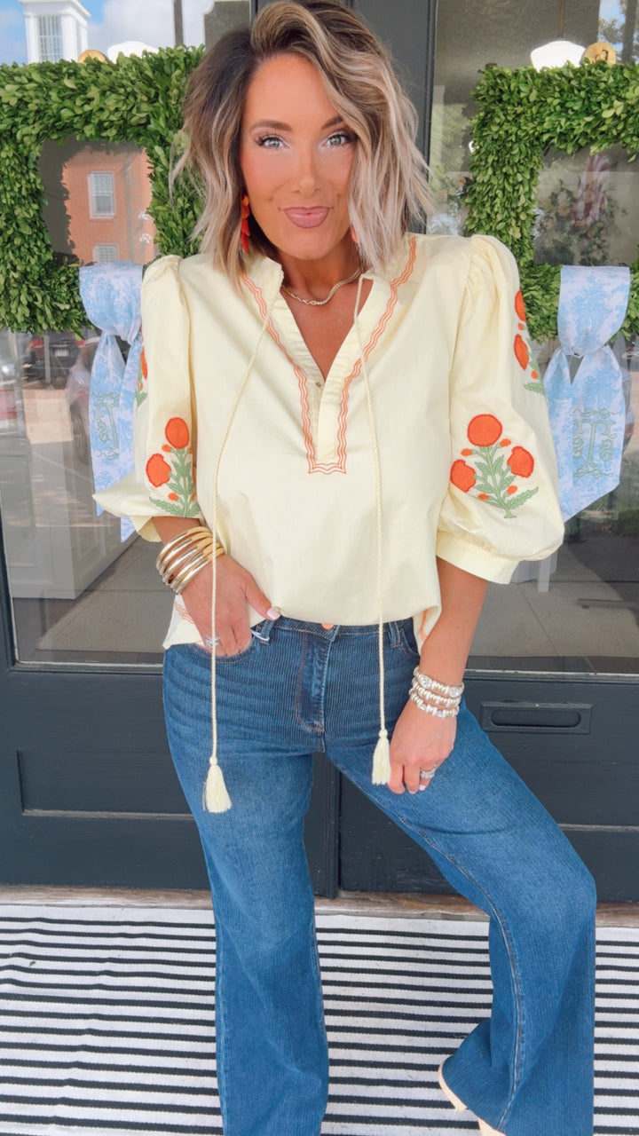 The Sunny Orchard Top