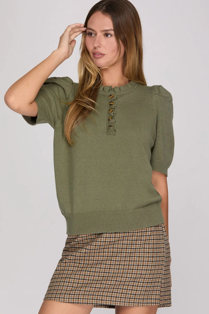 The Prim & Proper Sweater Top