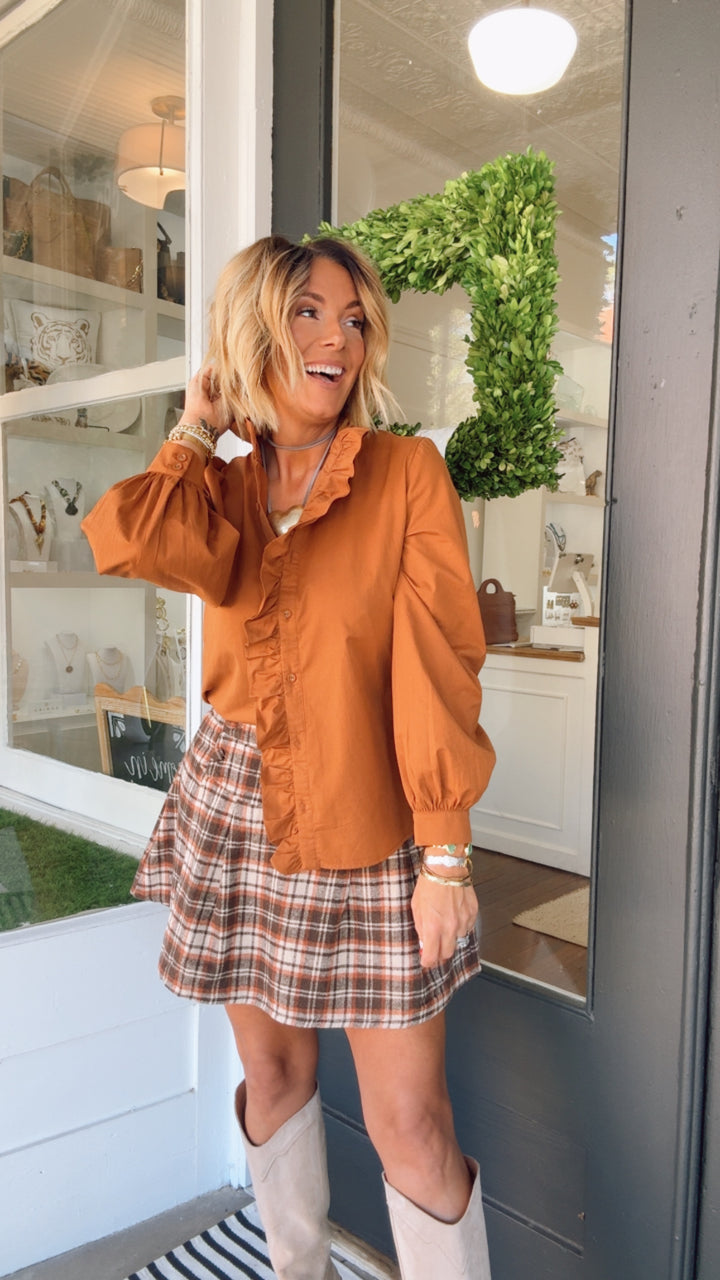 Plaid Penny Skirt