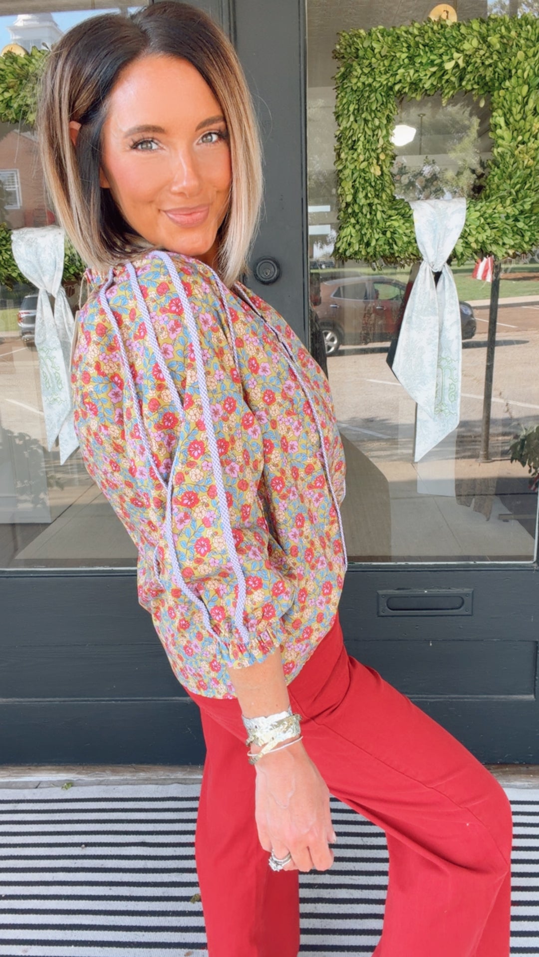 The Sage Garden Floral Top