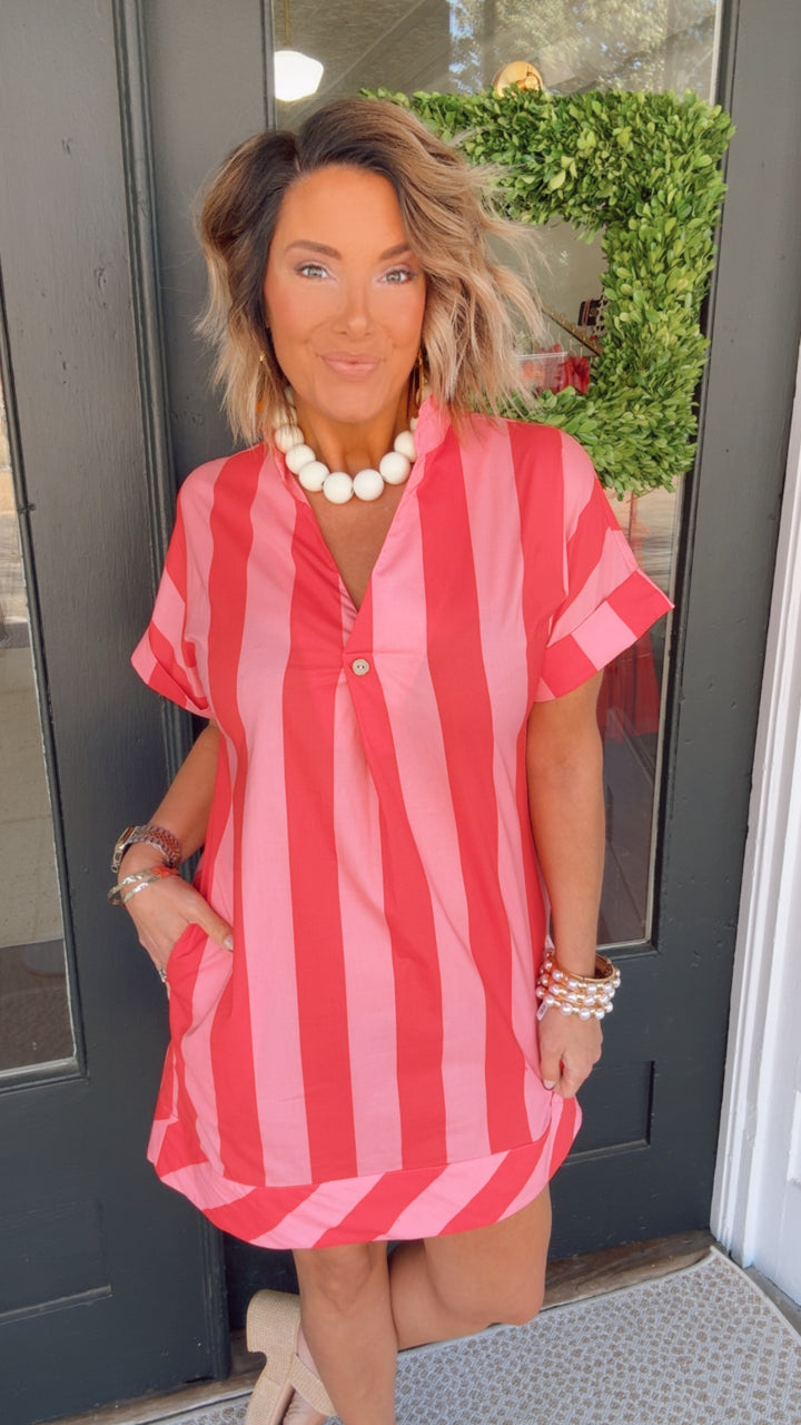 THML Candy Stripe Dress