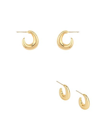 The Mini Crescent Earring