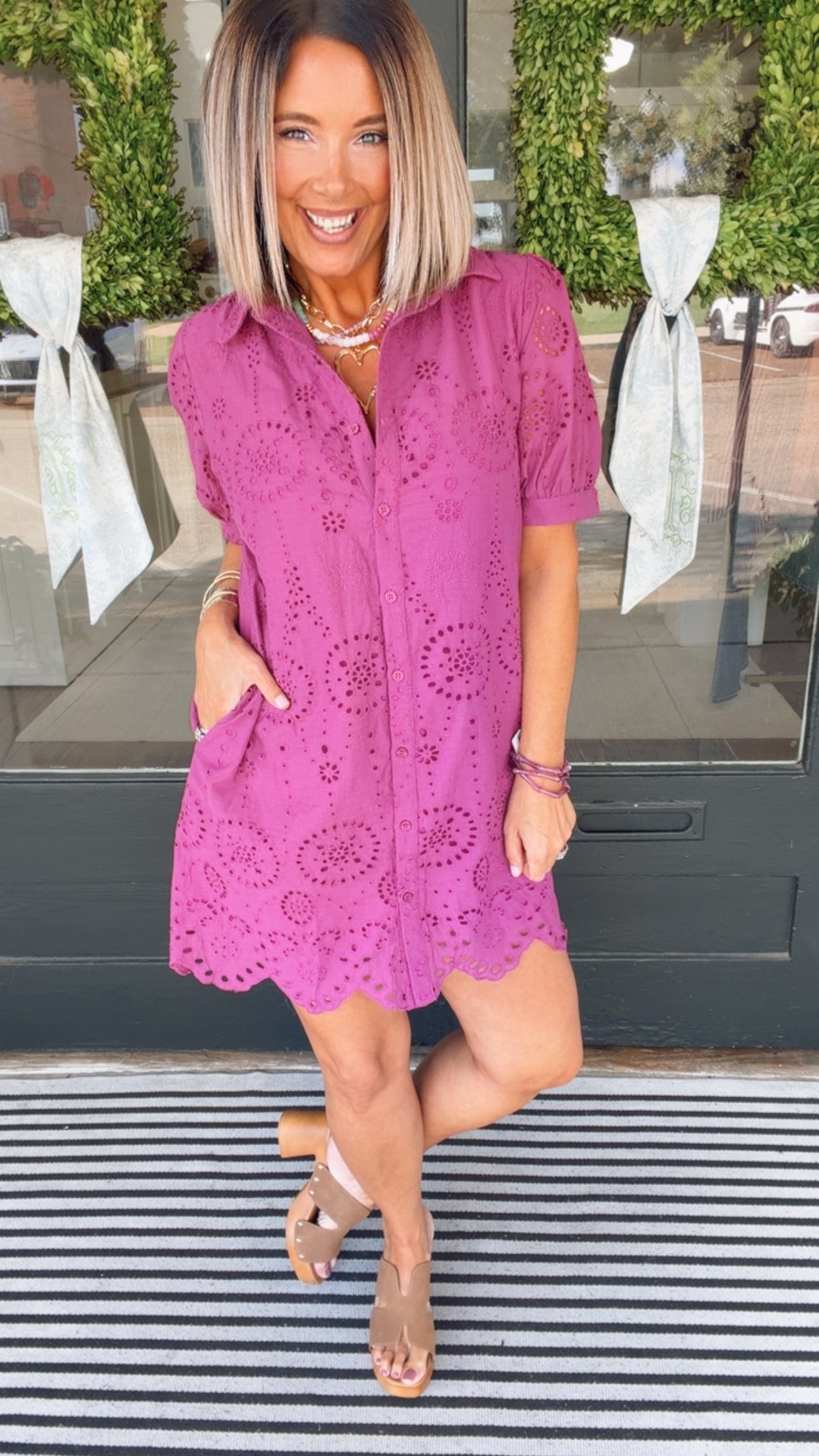 The Magenta Dress