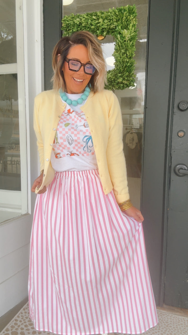 Sweet Seaside Maxi Skirt