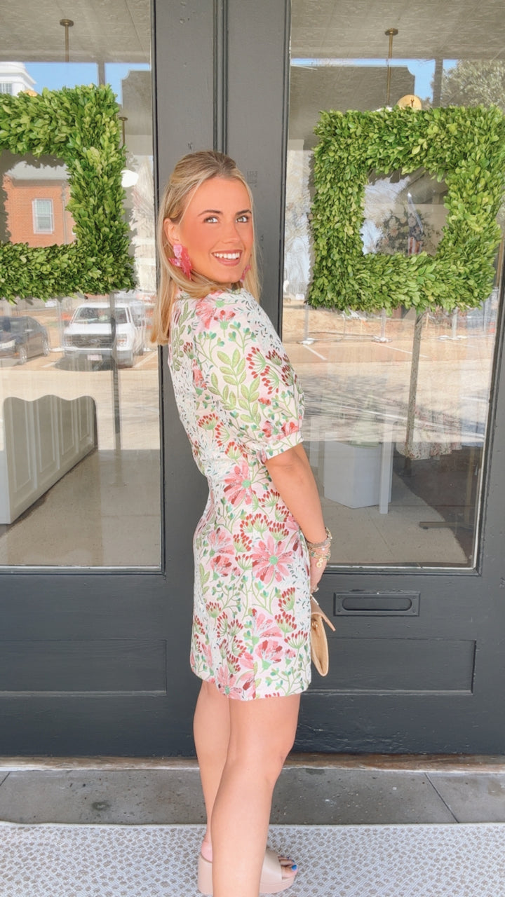 Petal Parade Mini Dress