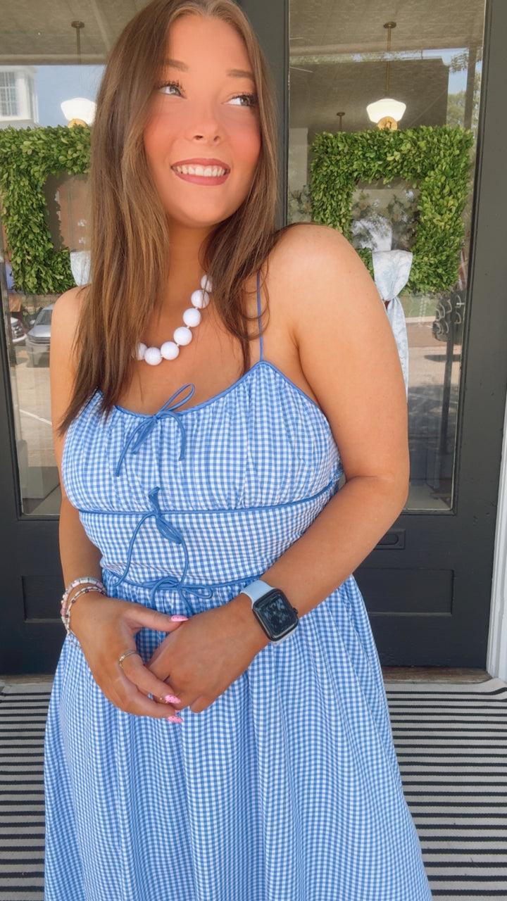 The Bluebell Picnic Midi Dress
