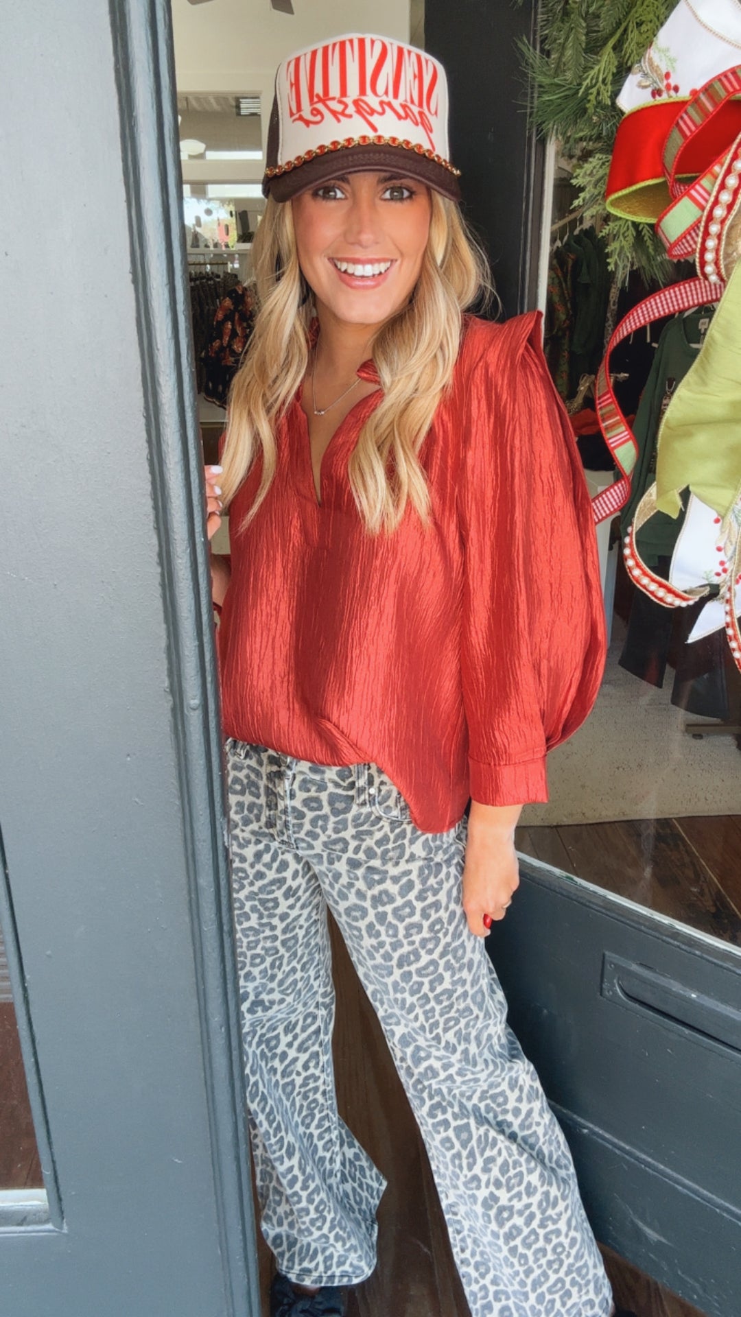 THML Short Sleeve VNeck Top