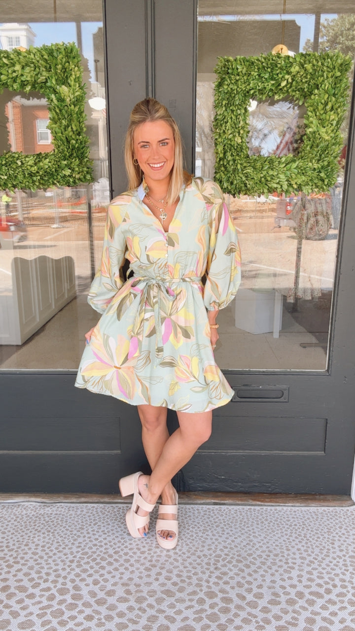 THML Pastel Garden Dress