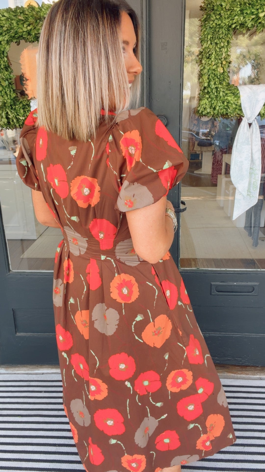 The Poppy Fields Midi Dress