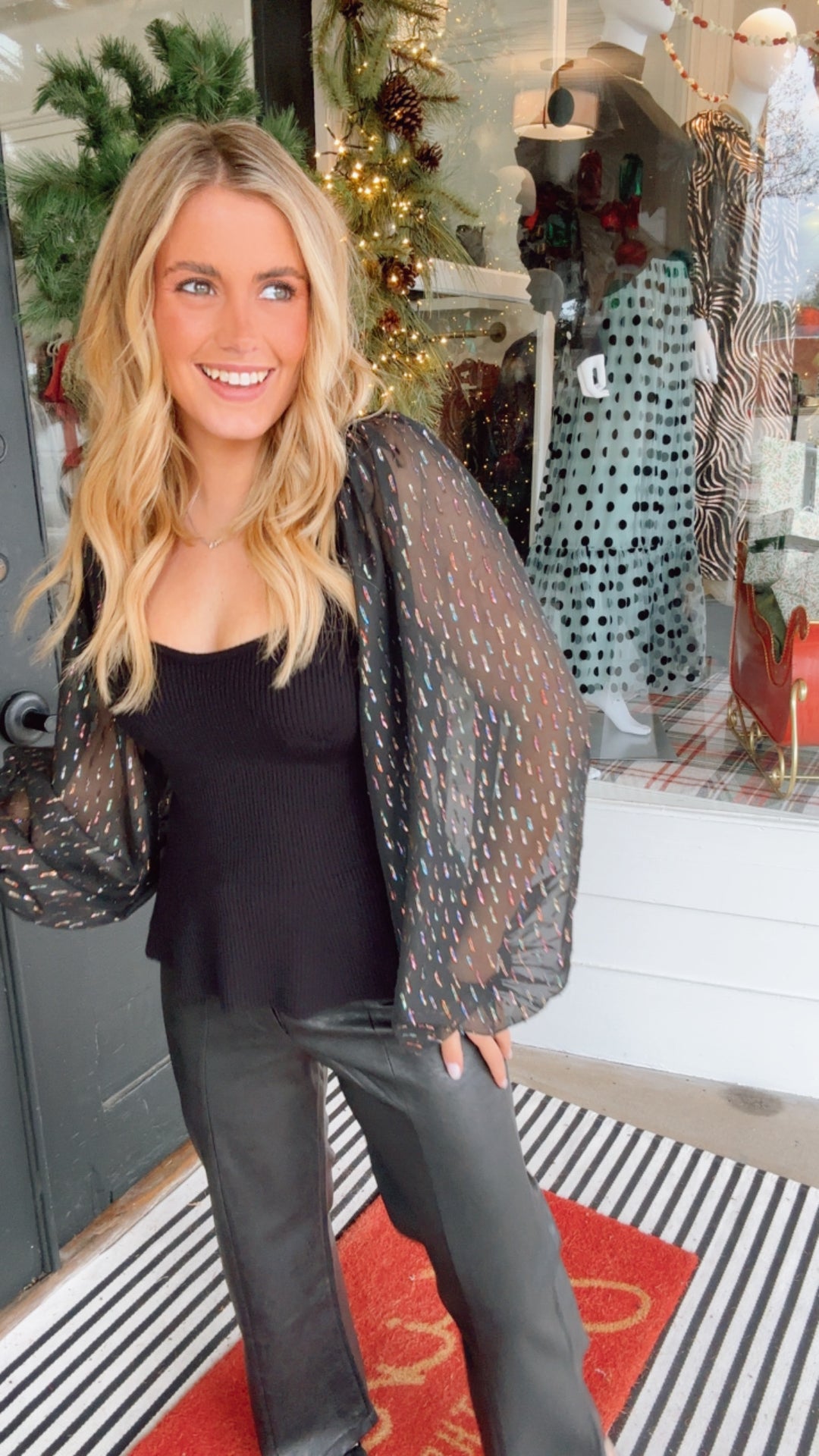 The Metallic Mallie Top