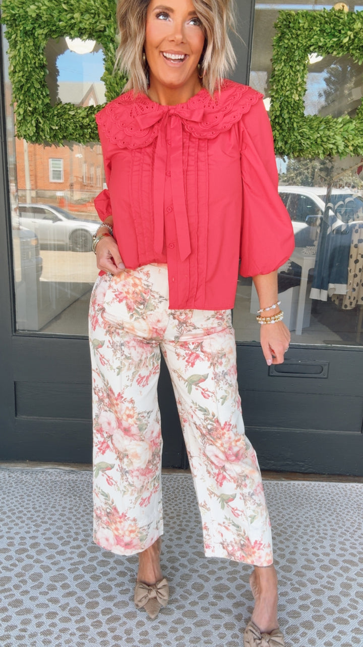 The Rosé Bloom Pant
