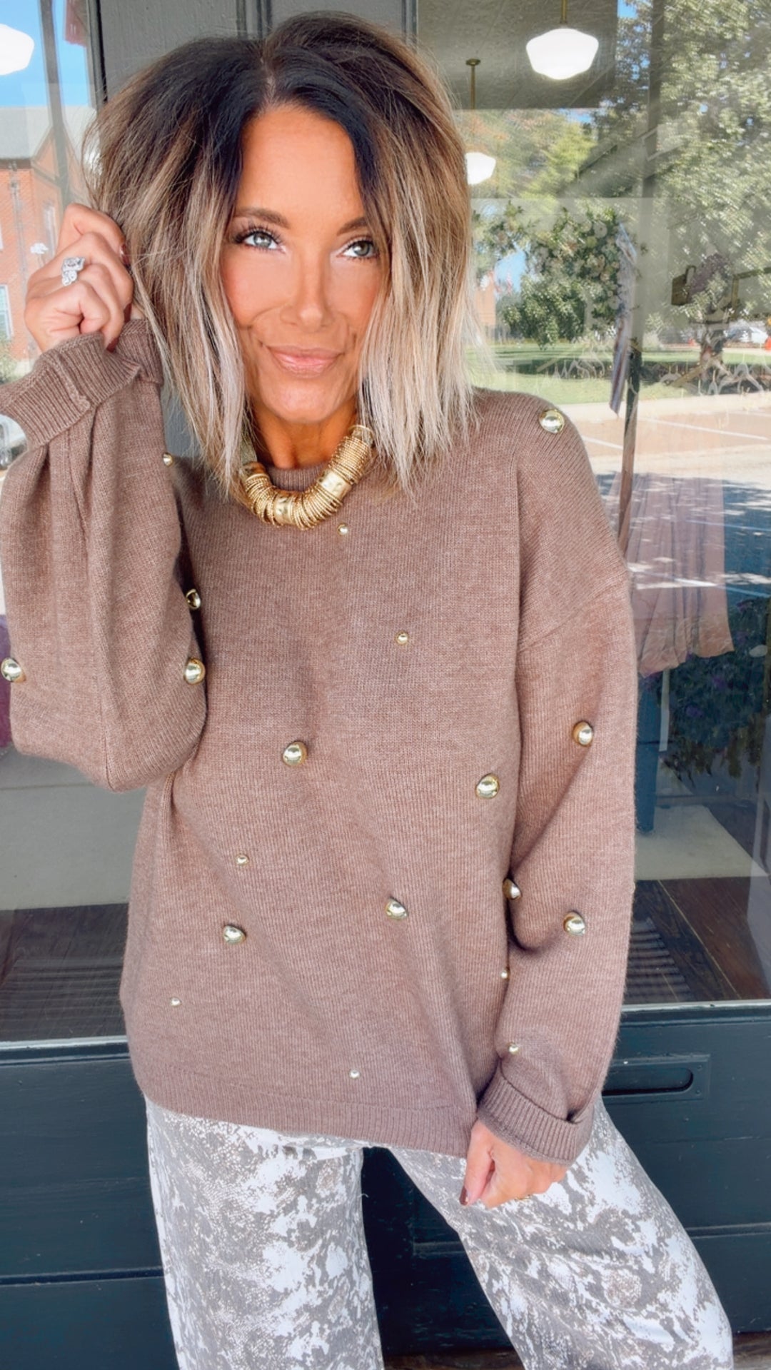 The Golden Touch Sweater