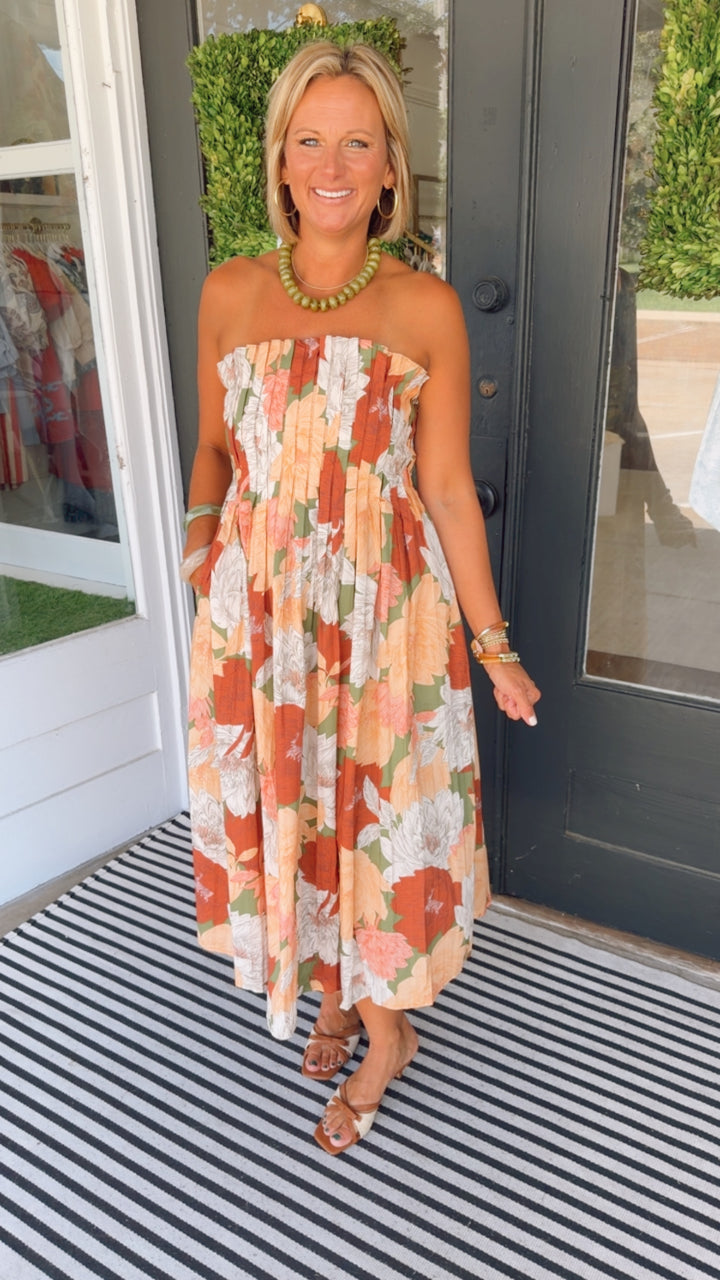 The Harvest Bloom Midi Dress