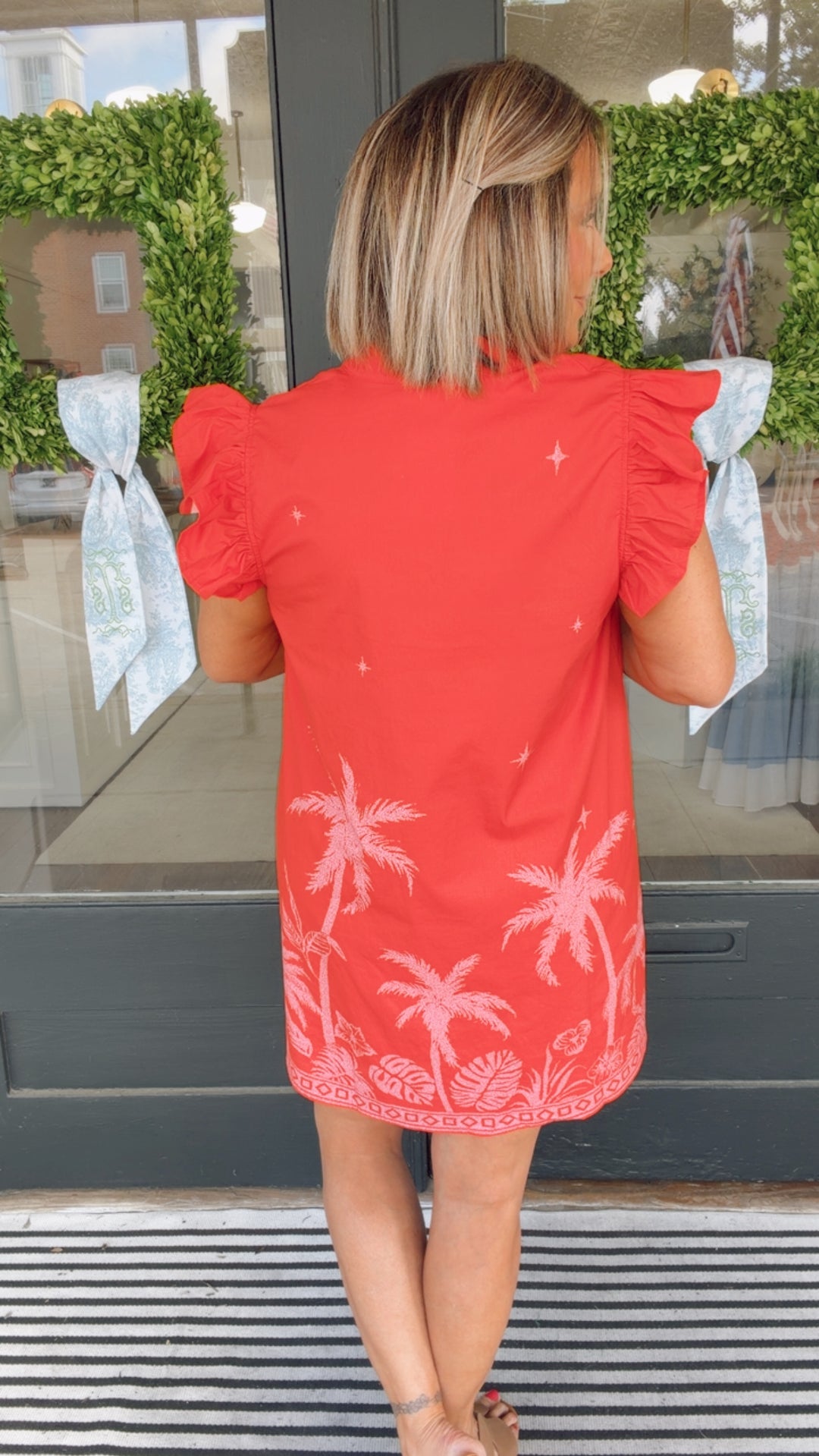 The Sunset Palm Dress