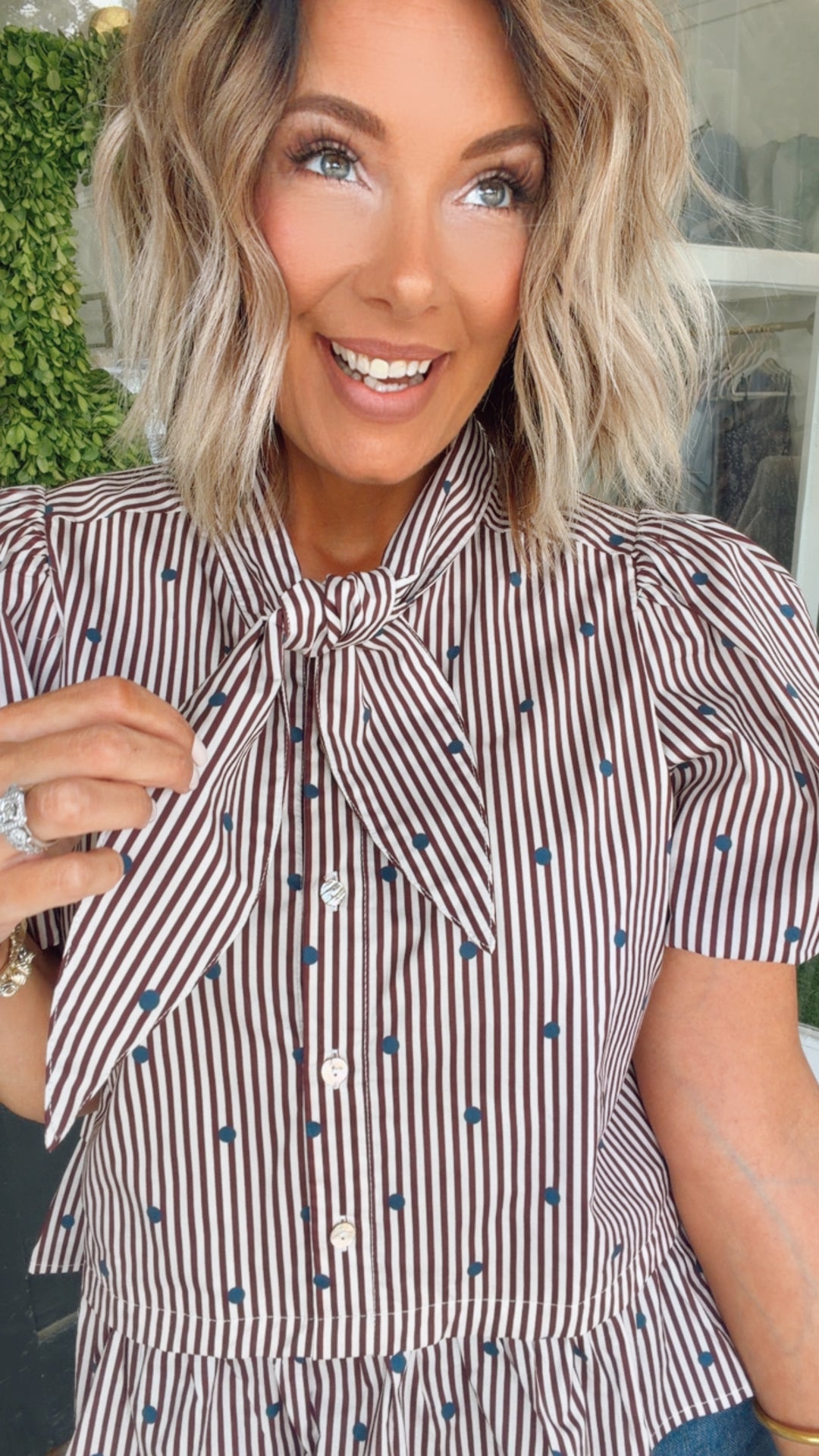 The Sutton Peplum Top