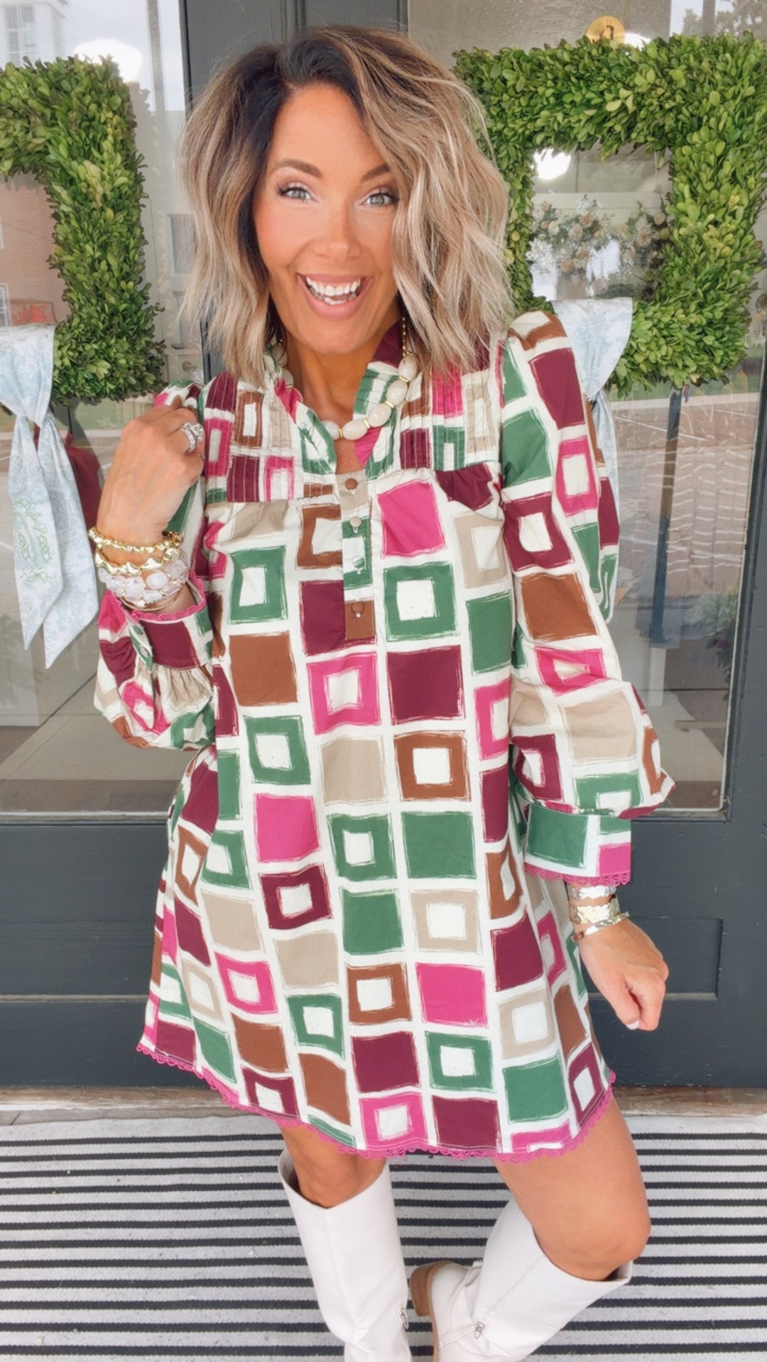 The Cora Plum Dress