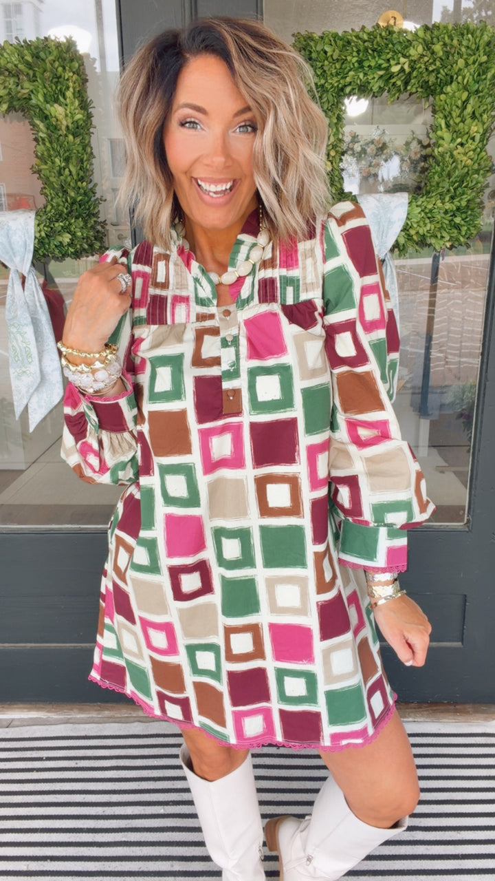 The Cora Plum Dress
