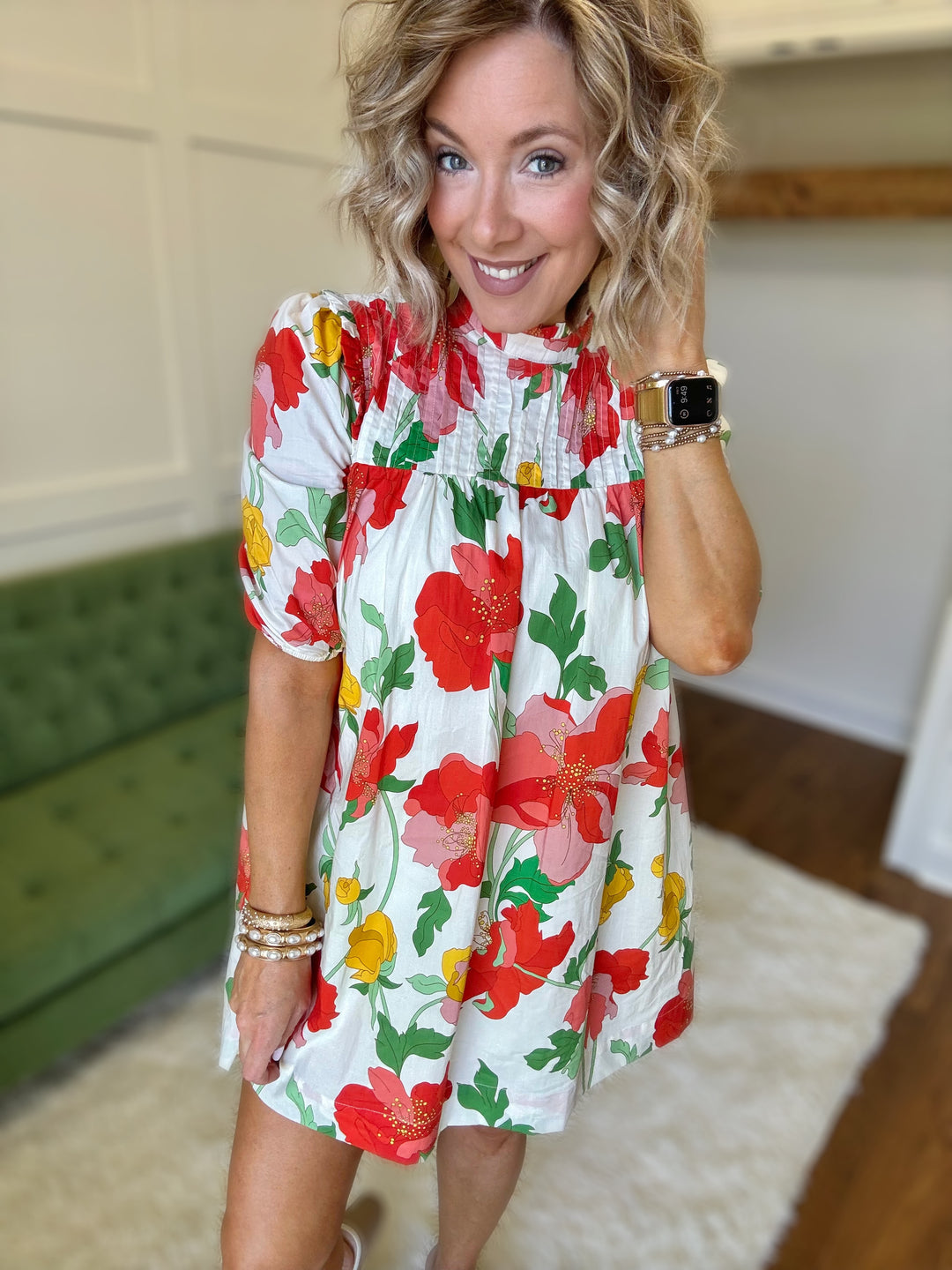 The Floral Shift Dress