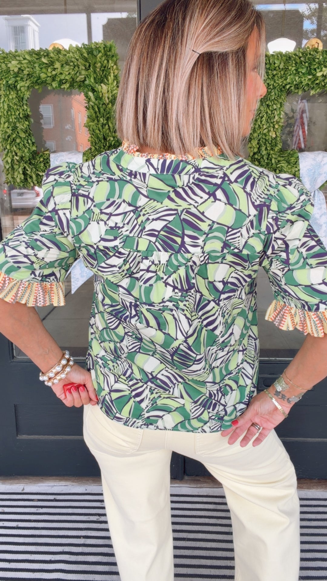 The Green Escape Top