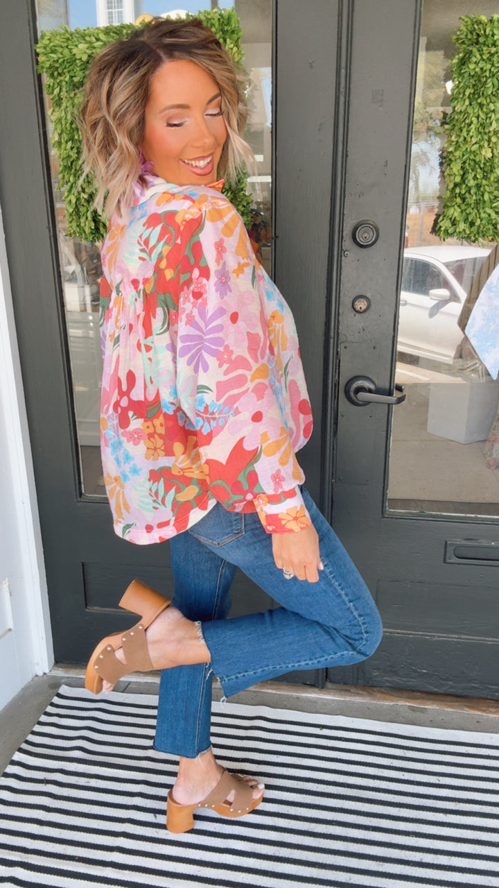 The Cherry Foam Blouse