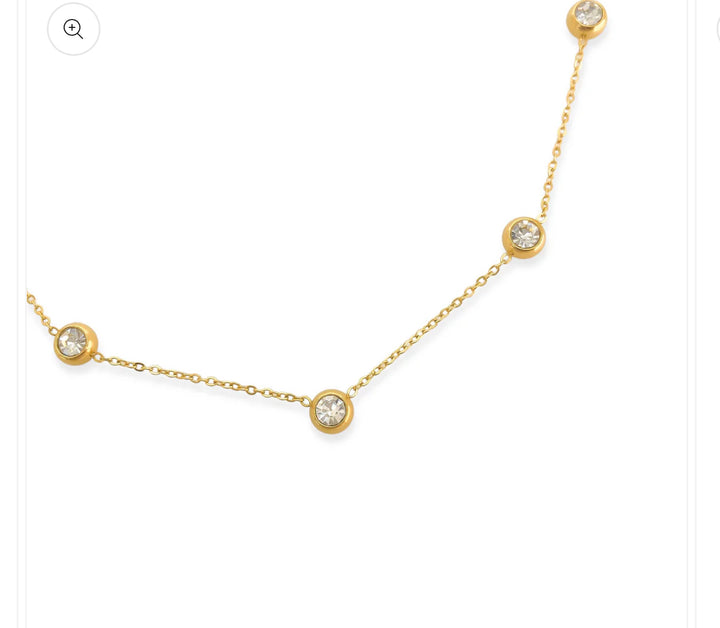 Floating CZ Necklace