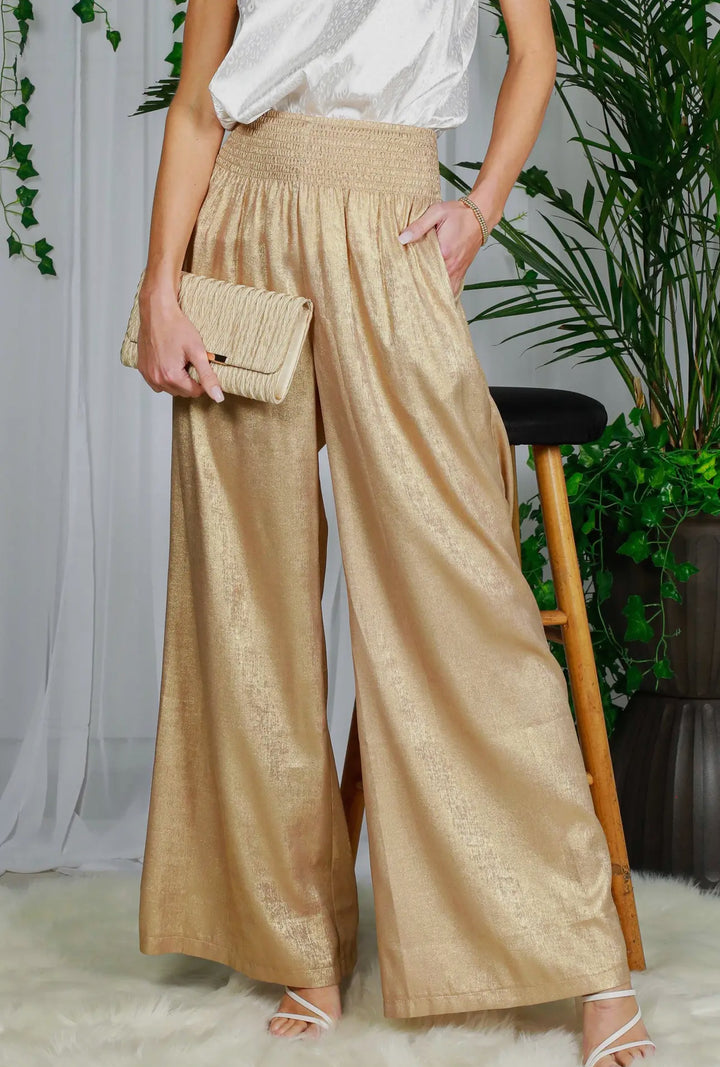 The Foil Gold Pant