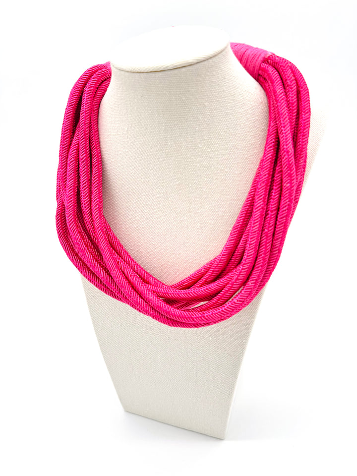 Slub 8-Strand Necklace