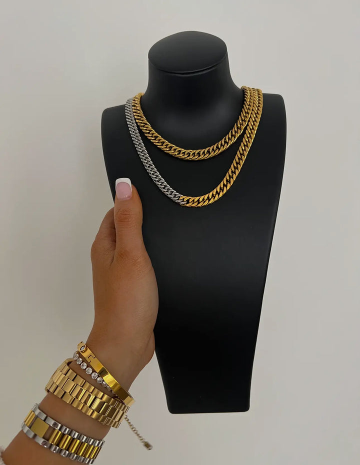 The Chunky Silver & Gold Necklace