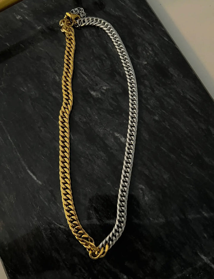 The Chunky Silver & Gold Necklace