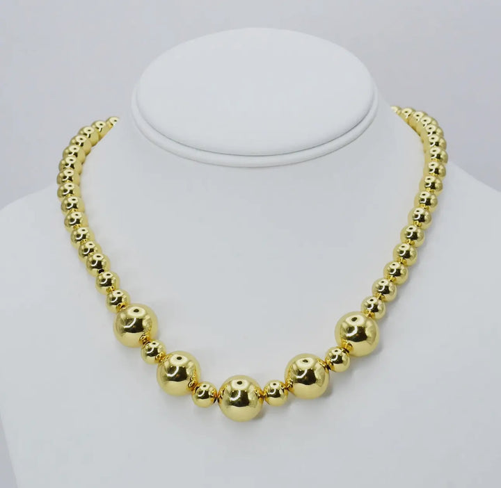 Golden Bead Necklace
