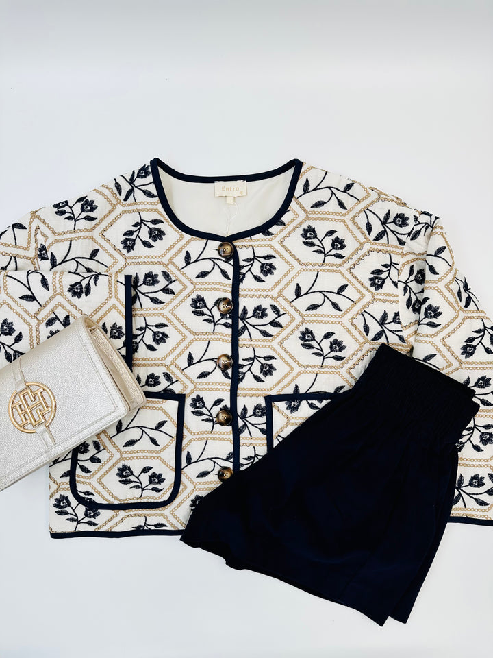 The Embroidered Emersyn Jacket