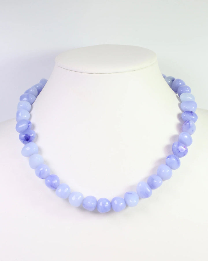 Cesena Beaded Necklace Periwinkle