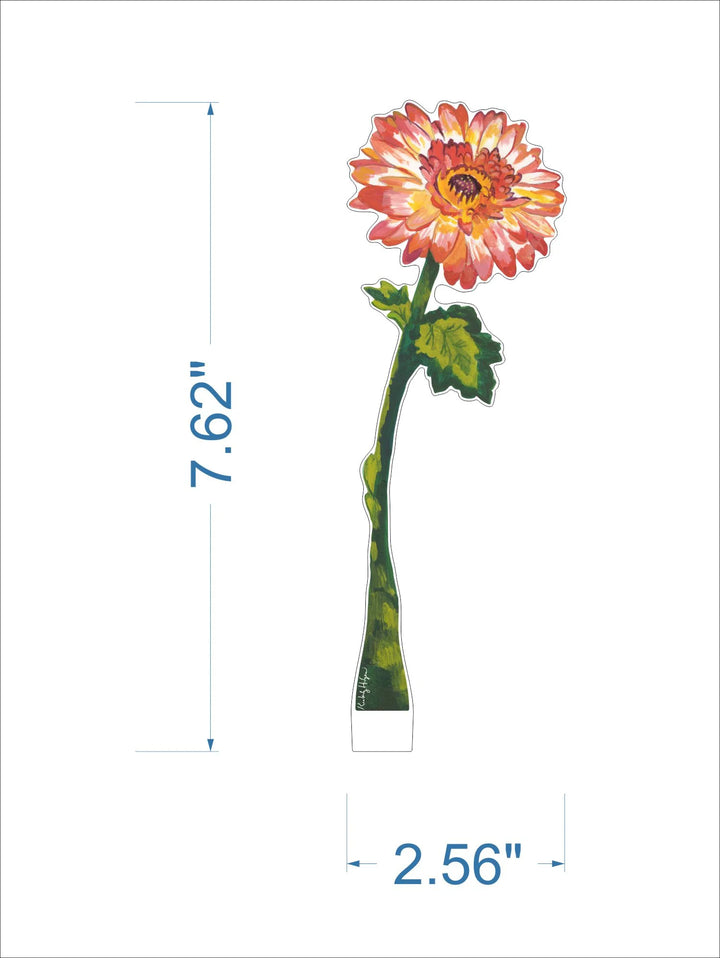 Gerbera Daisy Acrylic Single Flower/LG /Stand sold separately.