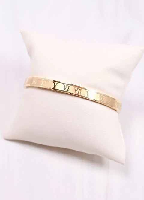 Constanzia Roman Numeral Bracelet