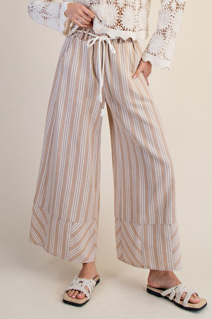 Linen Street Wide Leg Pants