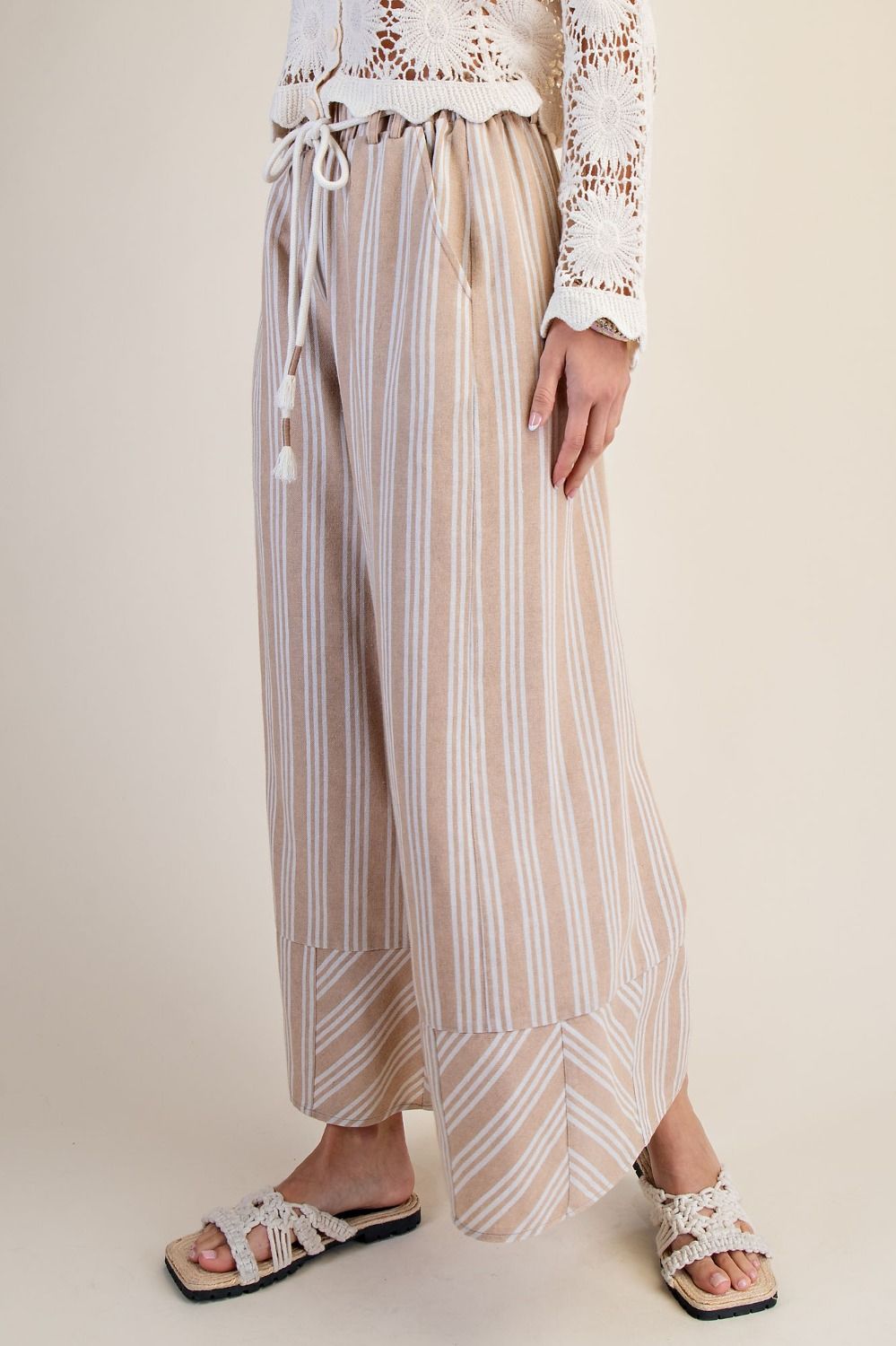 Linen Street Wide Leg Pants