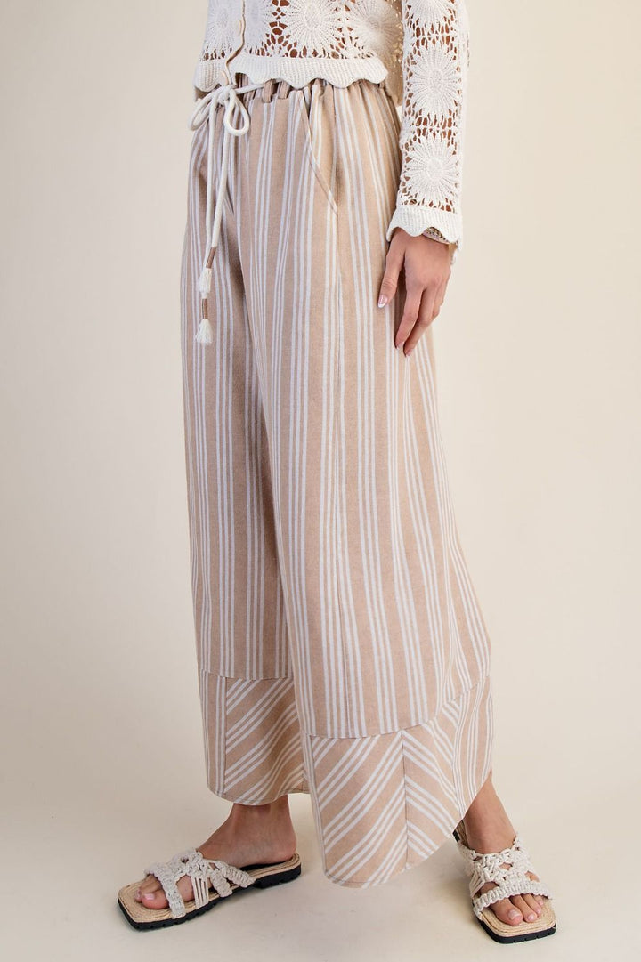 Linen Street Wide Leg Pants