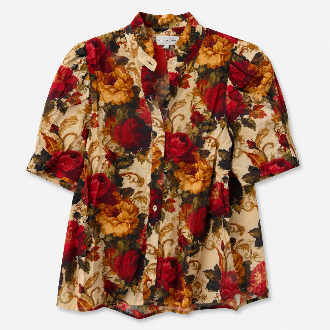 The Vintage Rose Blouse