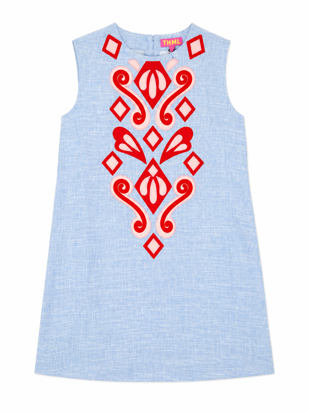 THML Coastal Charm Embroidered Dress Small Town Sass THML Coastal Charm Embroidered Dress Small Town Sass