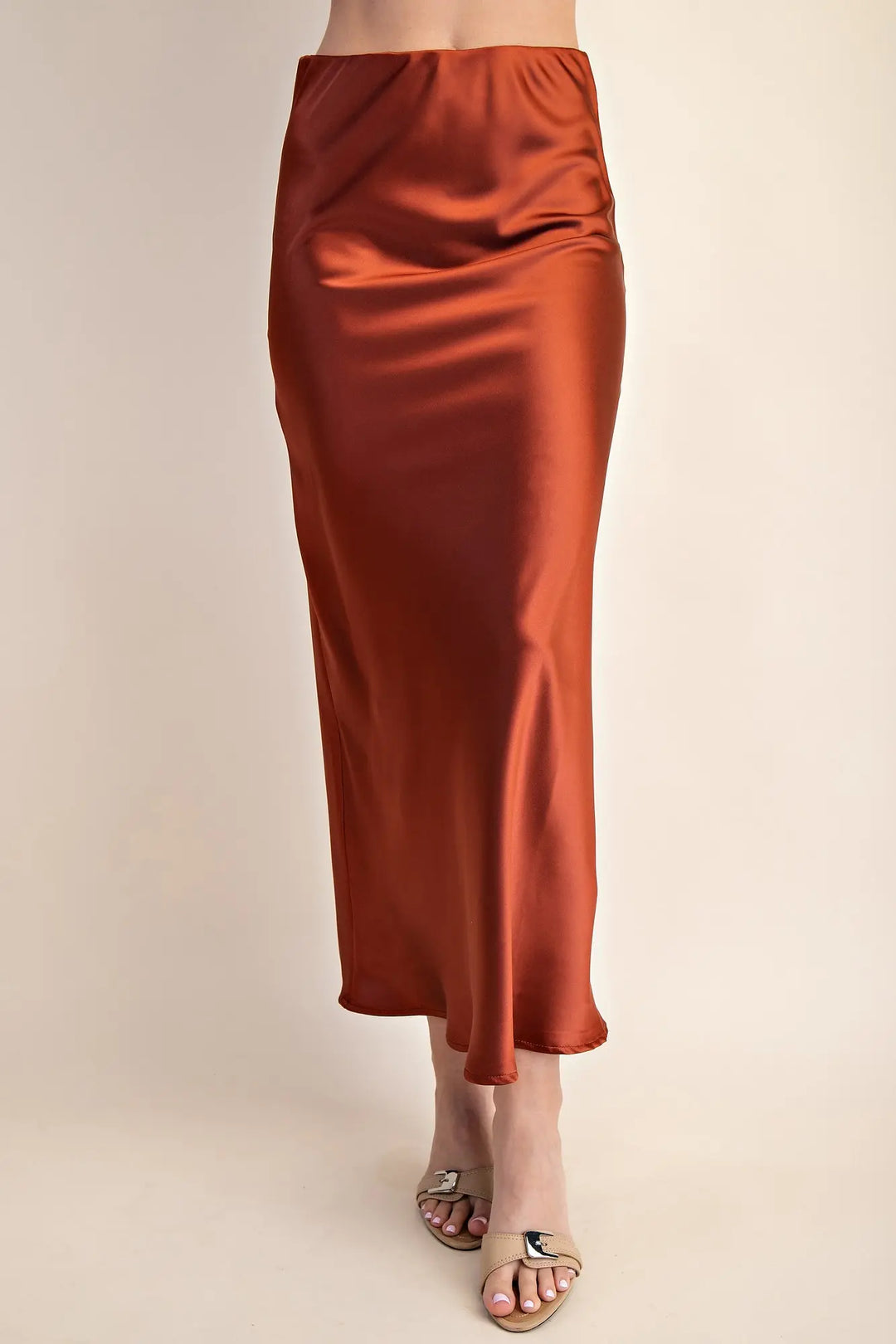 The Sienna Satin Skirt