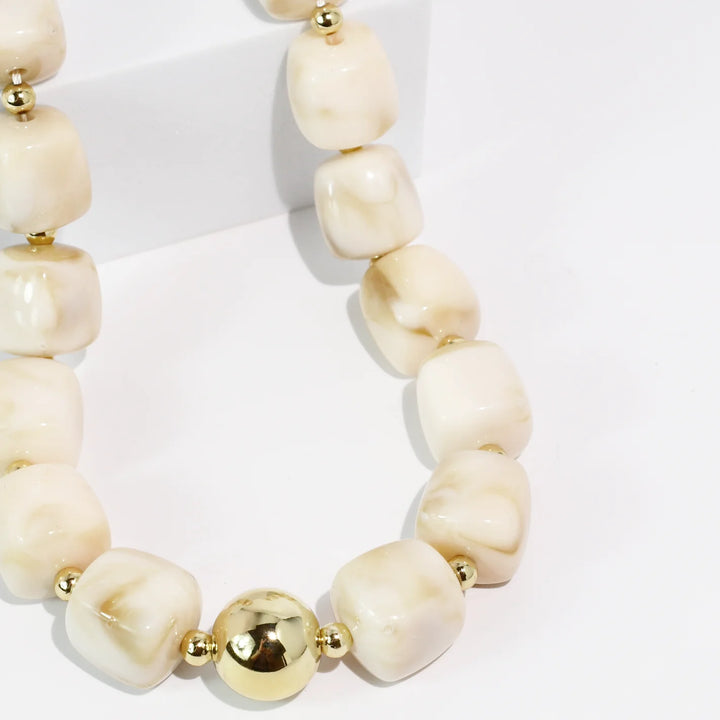 Lumi Cream Necklace