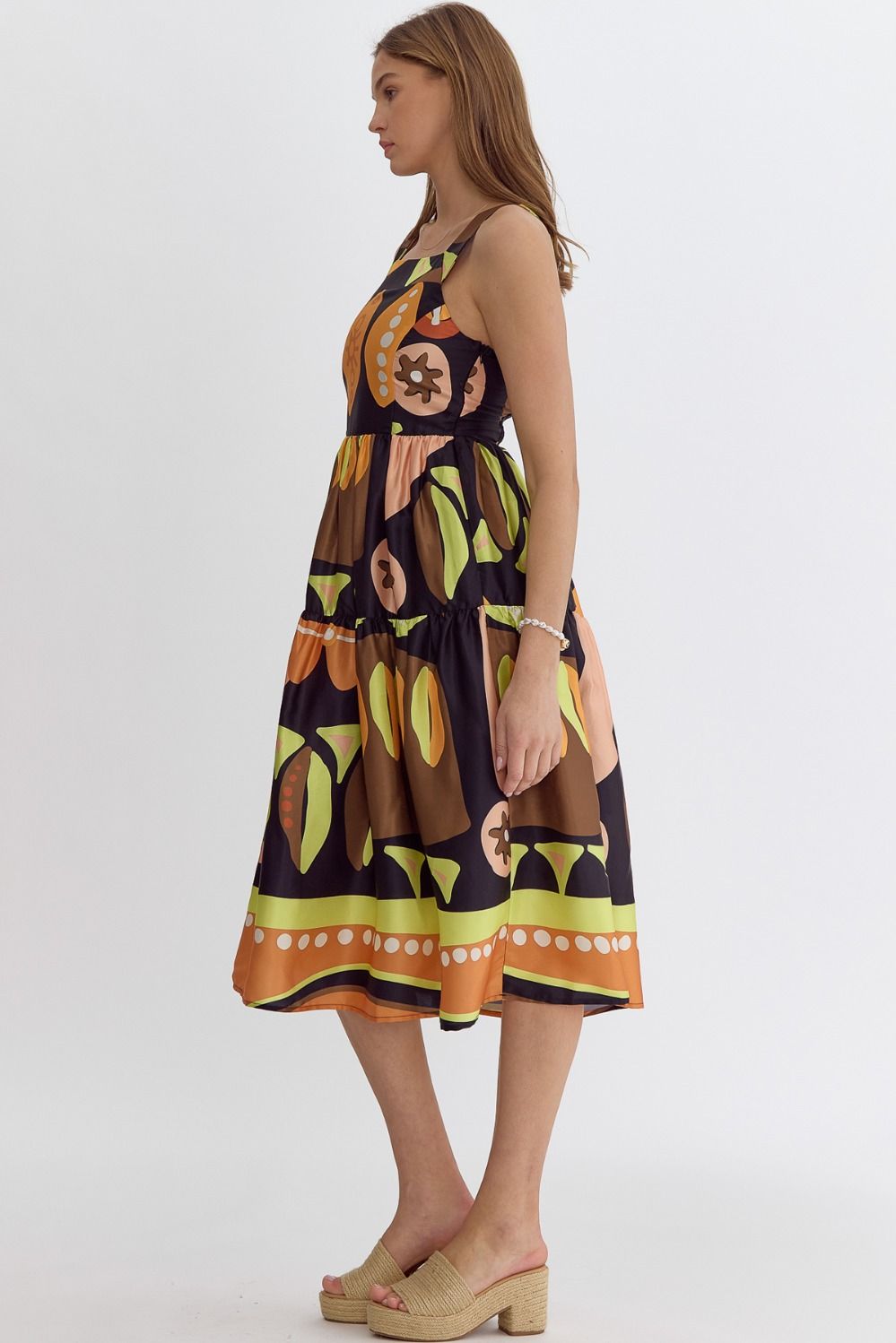 The Artsy Chic Midi Dress