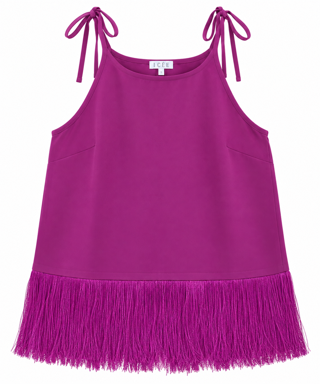 The Fringe Benefits Tie-Strap Top