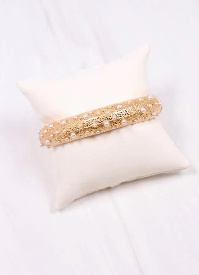 Lenox Pearl Metal Bracelet
