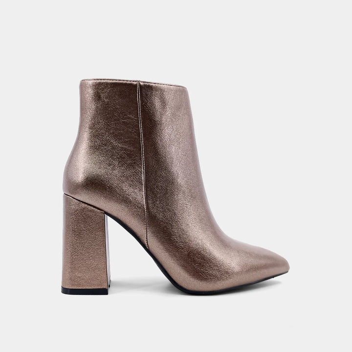 The Veronica Gunmetal Ankle Boot